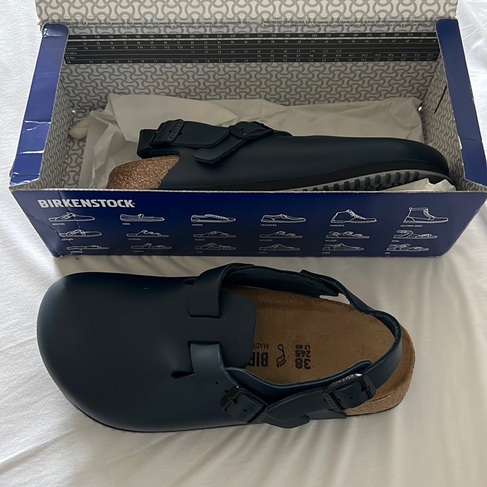 Birkenstock Tokio Navy Size 38